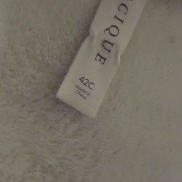 Cacique Beige/Black Lace Bra  Balconette  42C - Picture 5 of 7